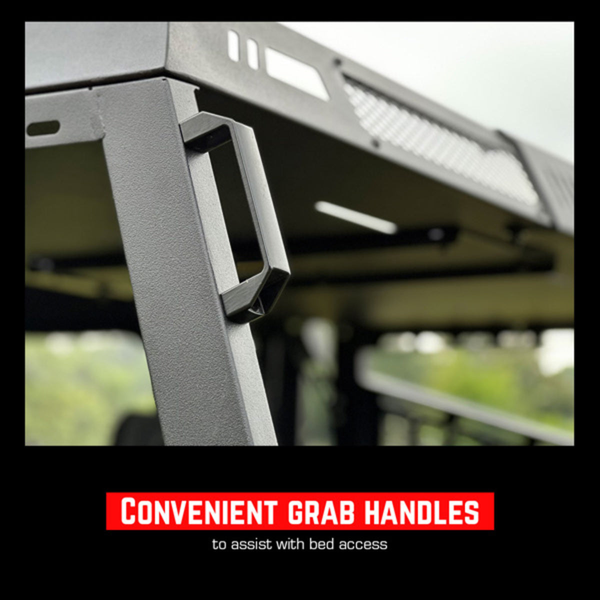 Seizmik '15-'26 Polaris Ranger Crew XP 1000 Half Height Bed Rack