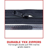 Seizmik '16-'25 Honda Pioneer 1000-5 Soft Doors Middle and Rear Windows w/ Zipper