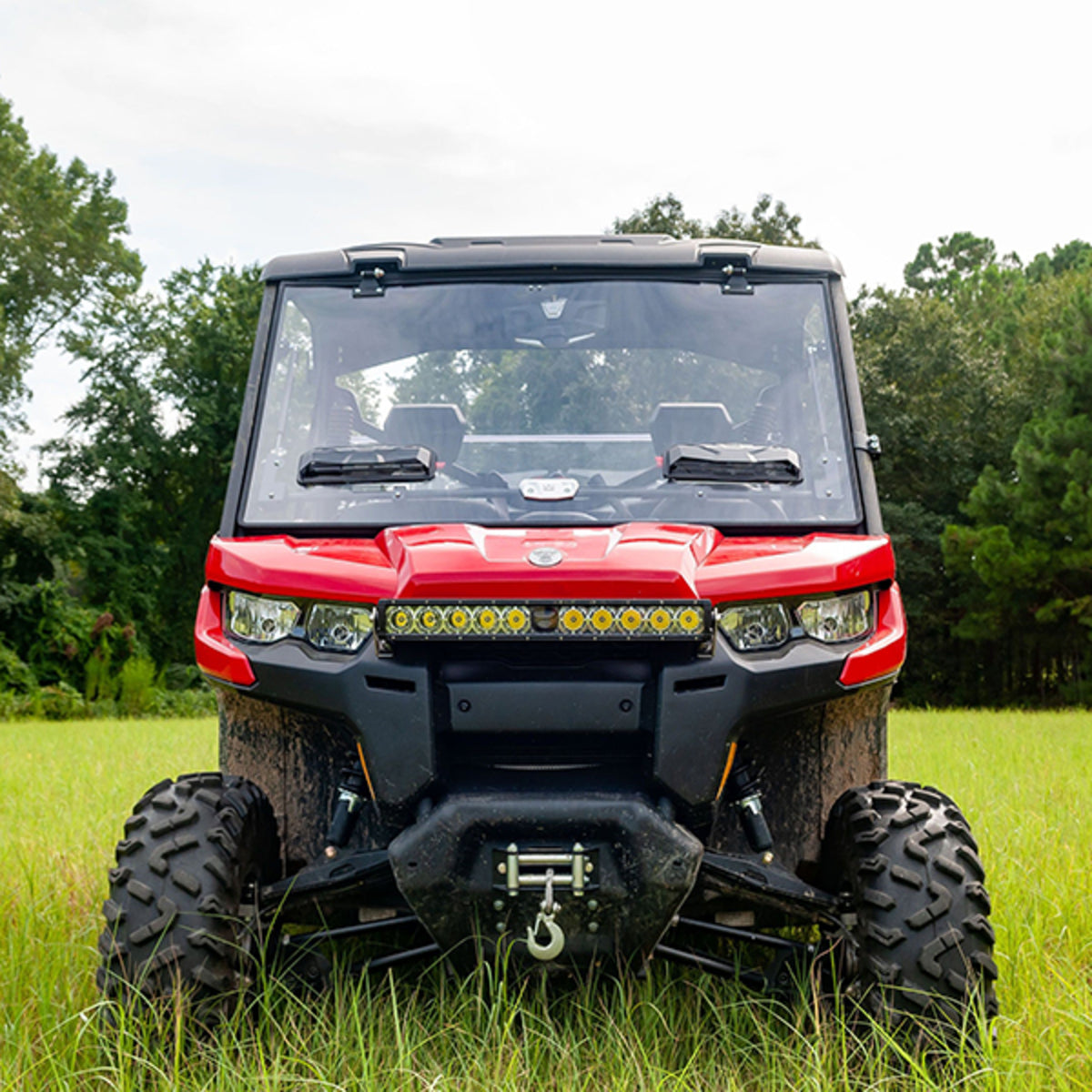 Seizmik '16-'26 Can-Am Defender HD7 Scratch Res Poly Flip Up Versa Vent Windshield