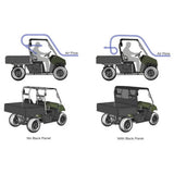 Seizmik '16-'26 Polaris General XP 4 1000 Sport Uncoated Poly Hard Rear Windshield