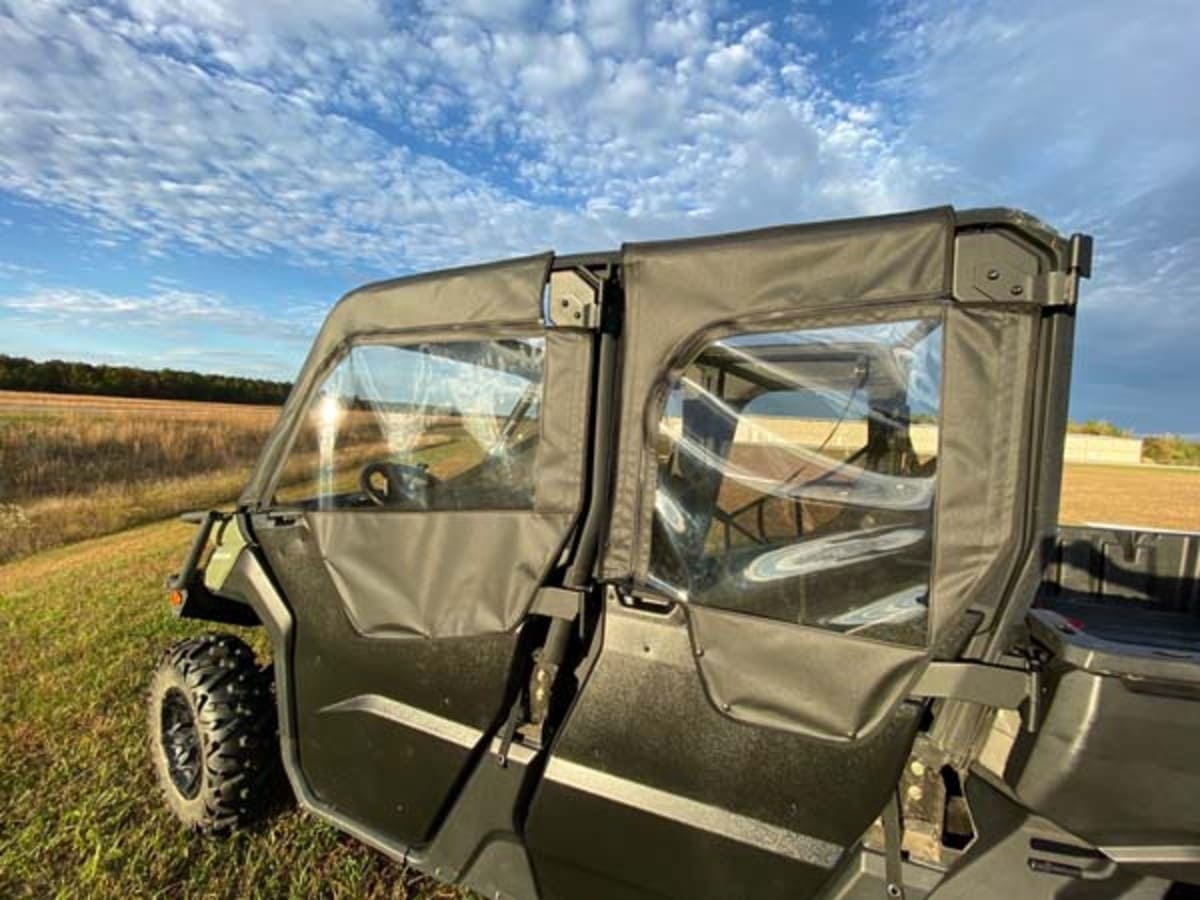 Seizmik '17-'22 Can-Am Defender Max Soft Upper Doors with Zipper
