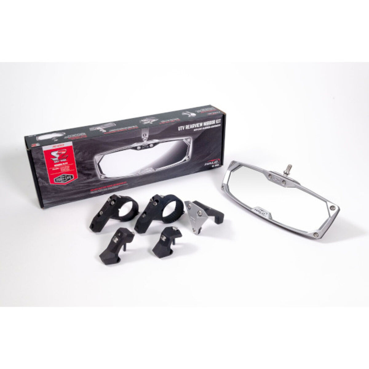 Seizmik '20-'26 Polaris RZR Pro R Halo-RA Cast Rearview Mirror w/ Cast Aluminum Bezel