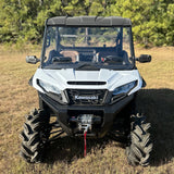 Seizmik '24-'25 Kawasaki Ridge Front Toolless UV Resistant Polycarbonate Windshield