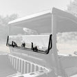 Seizmik '24-'25 Kawasaki Ridge Ranch UV Resistant Polycarbonate Rear Folding Windshield
