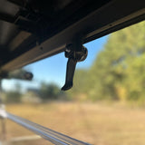 Seizmik '24-'25 Kawasaki Ridge Ranch UV Resistant Polycarbonate Rear Folding Windshield