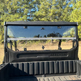 Seizmik '24-'25 Kawasaki Ridge Ranch UV Resistant Polycarbonate Rear Folding Windshield