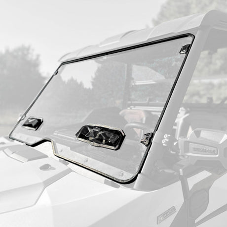 Seizmik '24-'25 Kawasaki Ridge Toolless Versa-Vent Scratch Resistant Polycarbonate Windshield