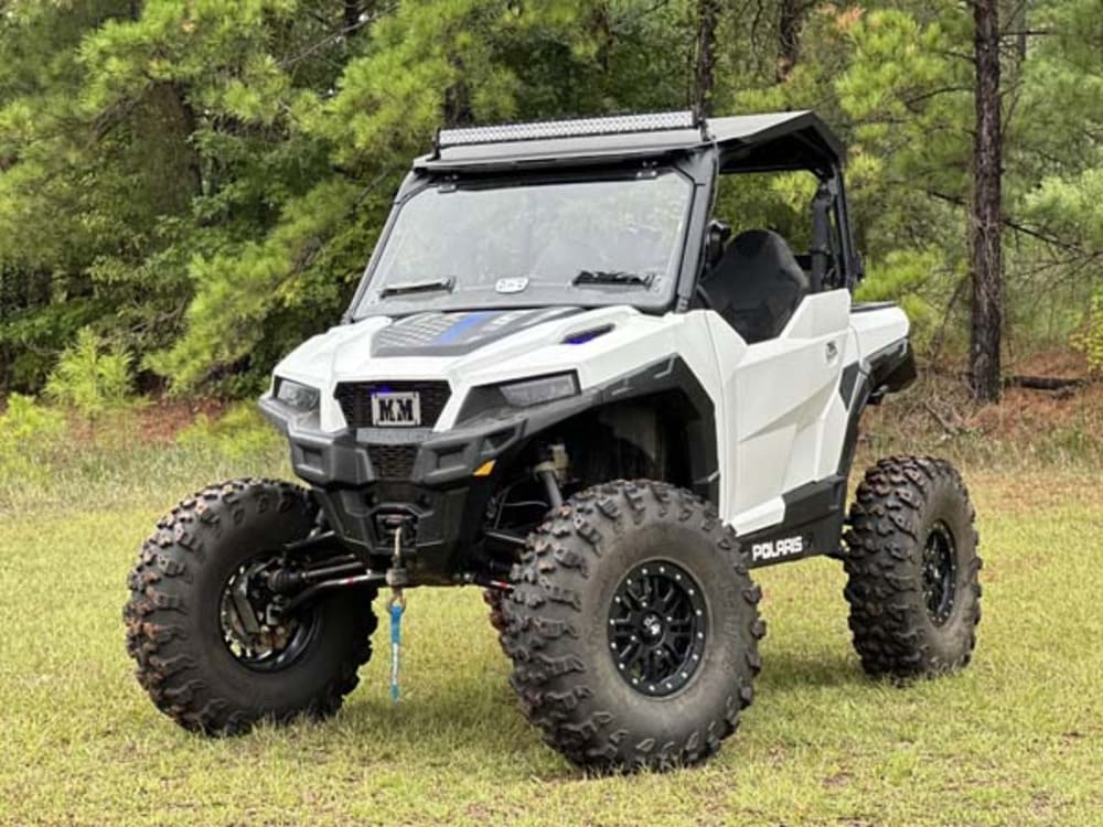 Seizmik '26 Polaris General 1000 Flip-Up Versa-Vent Scratch Resistant Windshield
