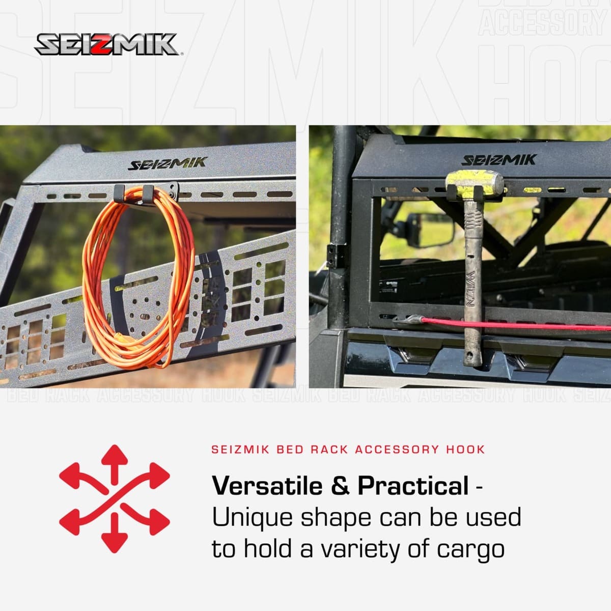 Seizmik Bed Rack Accessory Hook