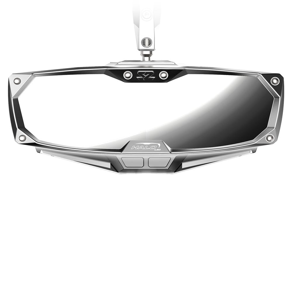 Seizmik Can-Am Defender Halo-RA LED Rearview Mirror with Cast Aluminum Bezel