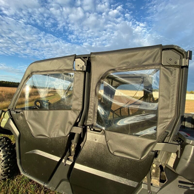 Seizmik Can-Am Defender Max Upper Soft Doors with Zipper