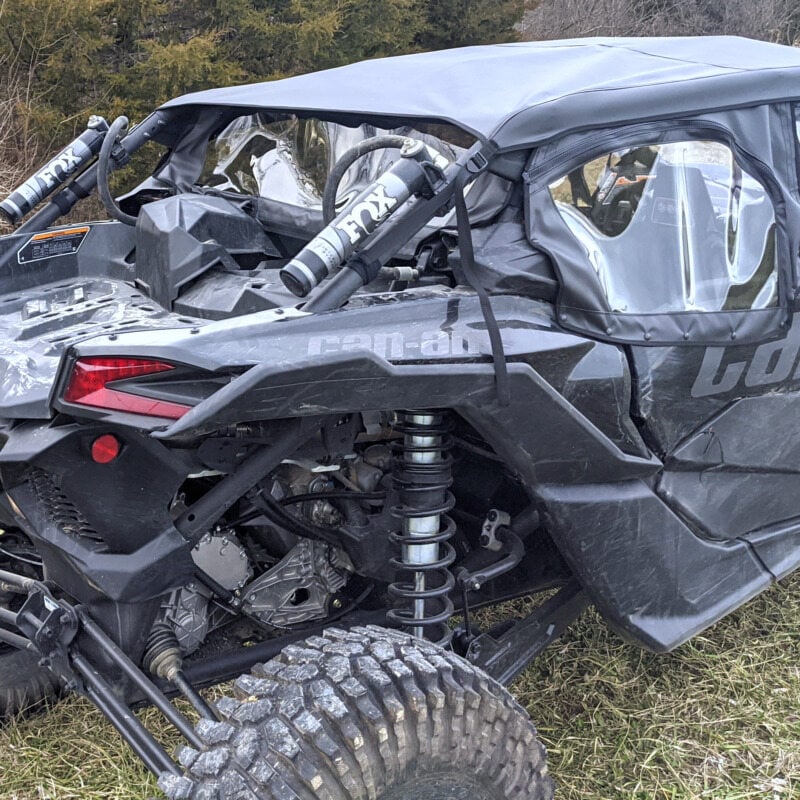 Seizmik Can-Am Maverick X3 Max Upper Soft Doors with Zipper