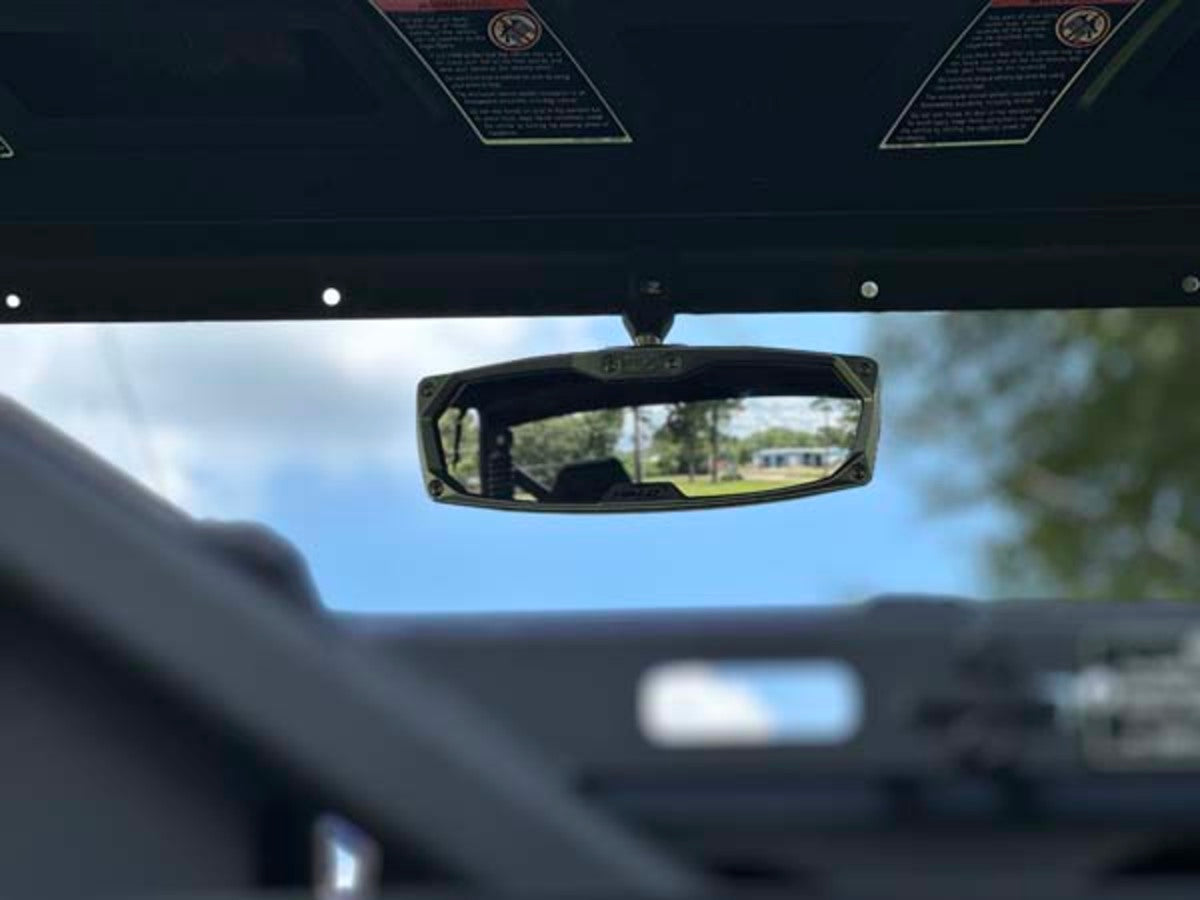 Seizmik CF Moto Halo-RA Cast Rearview Mirror with Cast Aluminum Bezel