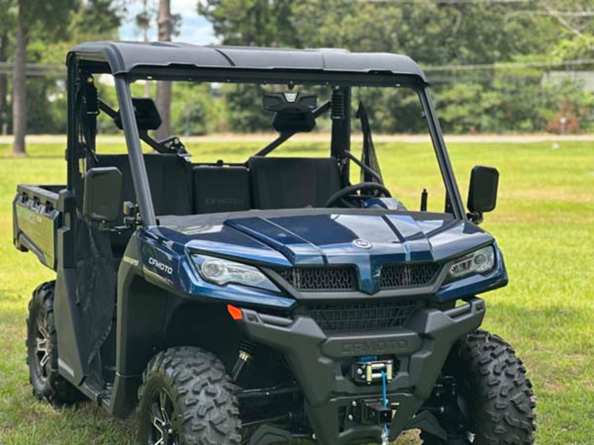 Seizmik CF Moto Halo-RA Cast Rearview Mirror with Cast Aluminum Bezel