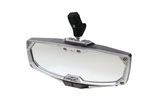 Seizmik CF Moto Halo-RA LED Rearview Mirror with Cast Aluminum Bezel