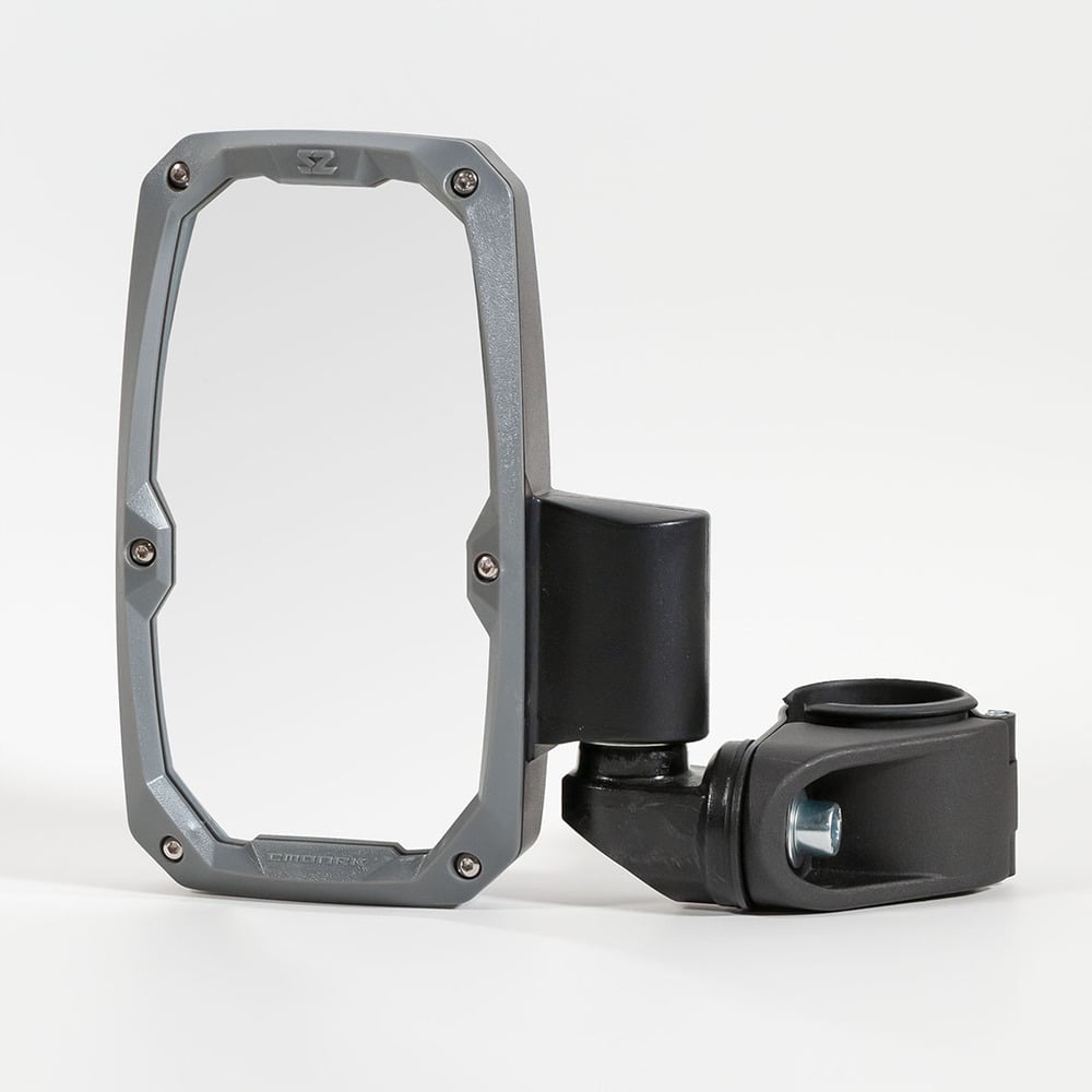 Seizmik Embark Side View Mirror with ABS Body & Bezel - 1.75″ Round Tube - Pair