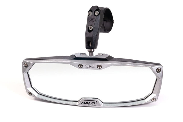 Seizmik Halo-RA Cast Rearview Mirror with Cast Aluminum Bezel - 1.75″ Round Tube