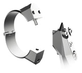 Seizmik Halo-RA Cast Rearview Mirror with Cast Aluminum Bezel - 1.75″ Round Tube