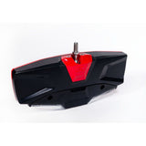 Seizmik Halo-RA Series Cast Aluminum Trim Rearview Kit - Red