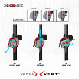 Seizmik Honda Pioneer 700 Toolless Versa-Vent Windshield