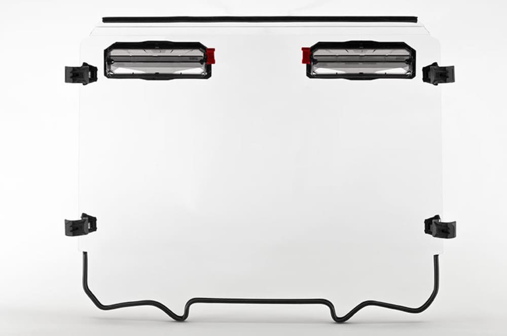 Seizmik Kawasaki KRX 1000 Toolless Versa-Vent Scratch Resistant Hard Coated Windshield