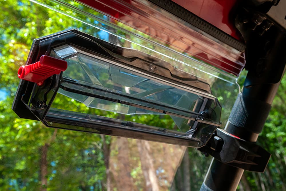 Seizmik Kawasaki KRX 1000 Toolless Versa-Vent Scratch Resistant Hard Coated Windshield