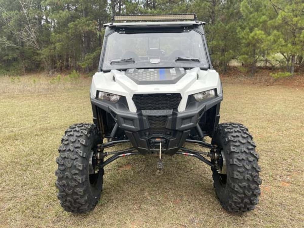 Seizmik Polaris General Flip-Up Versa Vent Windshield - Scratch Resistant Polycarbonate