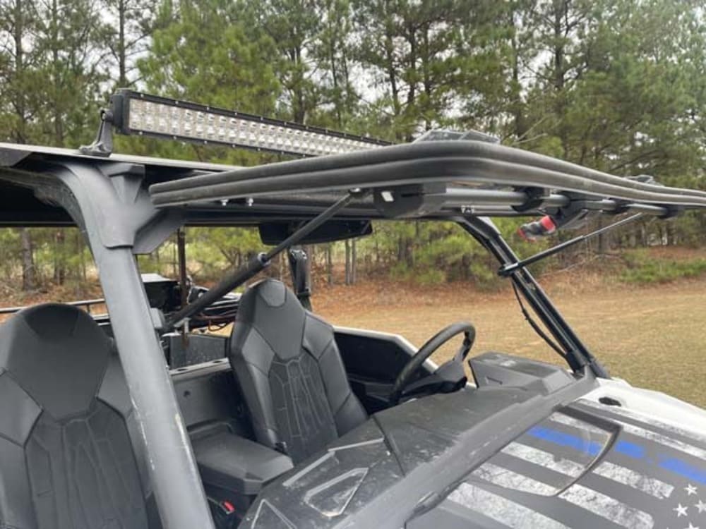 Seizmik Polaris General Flip-Up Versa Vent Windshield - Scratch Resistant Polycarbonate