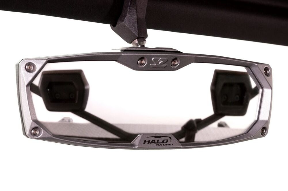 Seizmik Polaris Pro-Fit Header Panel Halo-RA Cast Rearview Mirror with Cast Aluminum Bezel