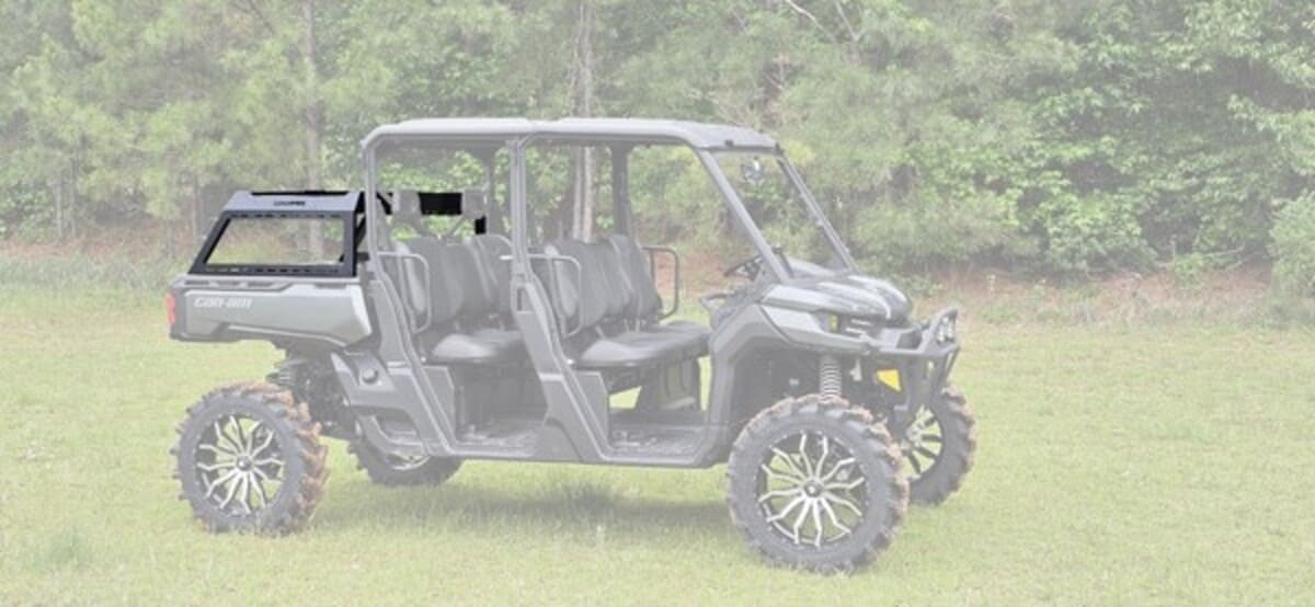 Seizmik Polaris Ranger & Can-Am Defender Half Height Bed Rack