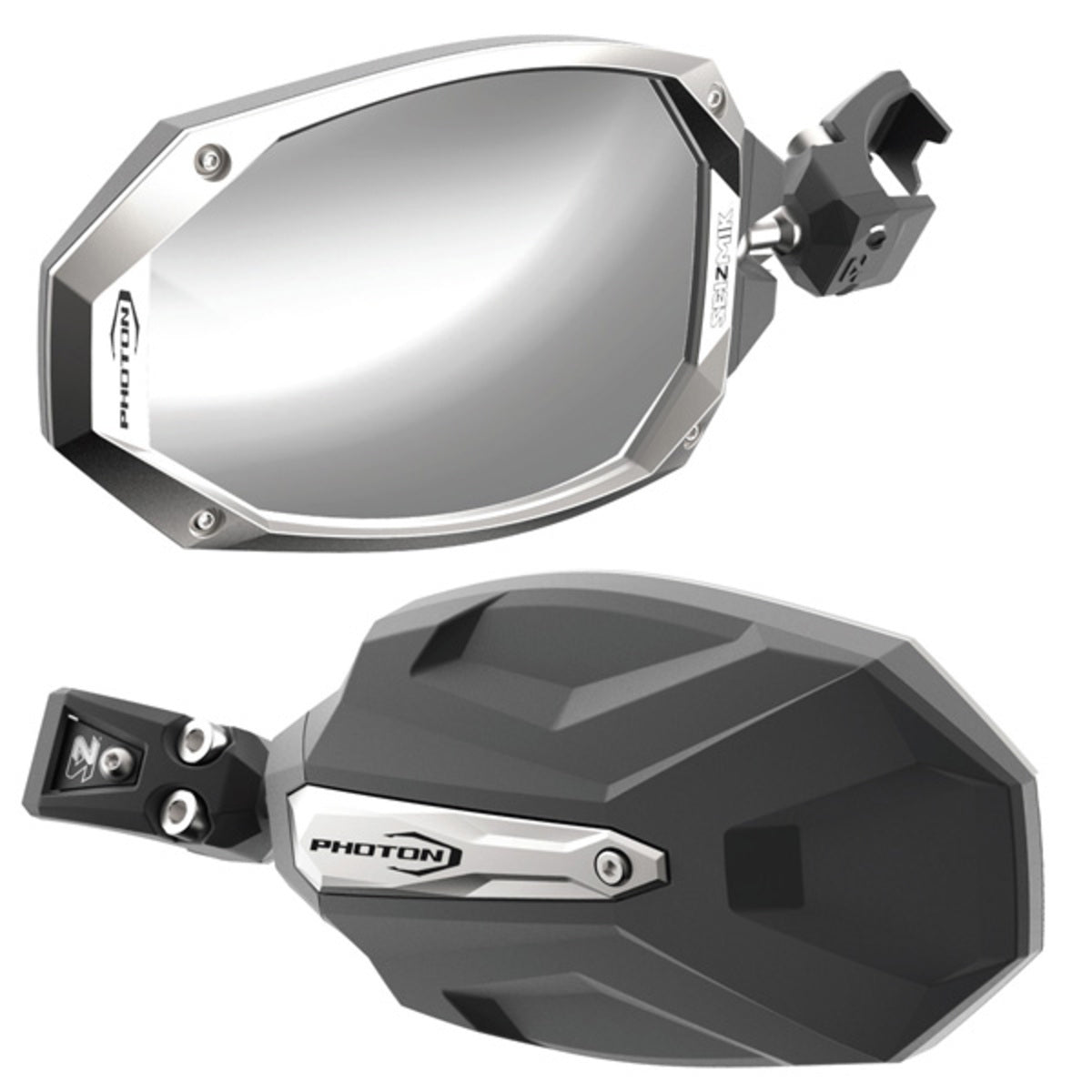 Seizmik Polaris Ranger Crew XP 1000 Pro-Fit/Profiled Photon Side View Mirror w/ Body & Bezel - Pair