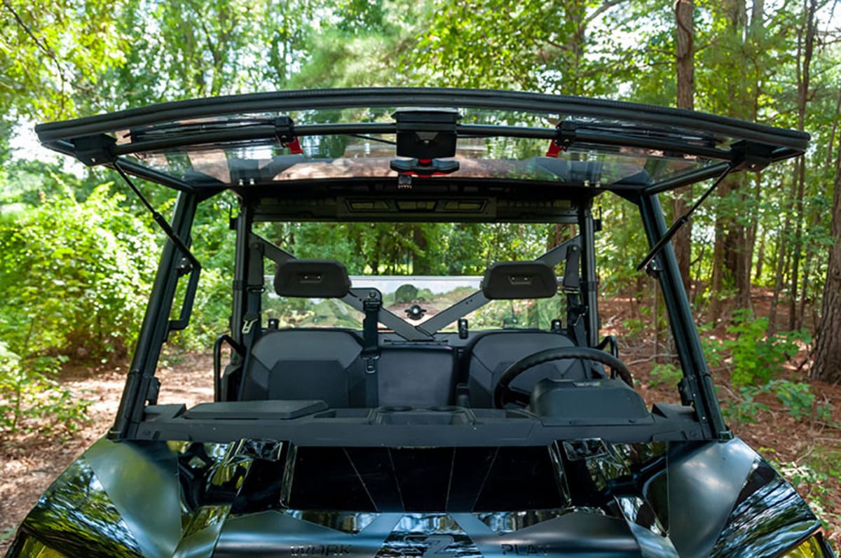 Seizmik Polaris Ranger Pro-Fit Full Size Flip-Up Versa Vent Windshield - Scratch Resistant Polycarbonate