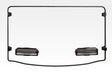 Seizmik Polaris Ranger Pro-Fit Full Size Toolless Versa-Vent Windshield - Scratch Resistant Polycarbonate