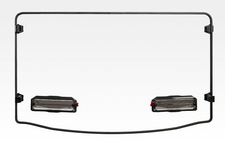 Seizmik Polaris Ranger Pro-Fit Full Size Toolless Versa-Vent Windshield - Scratch Resistant Polycarbonate