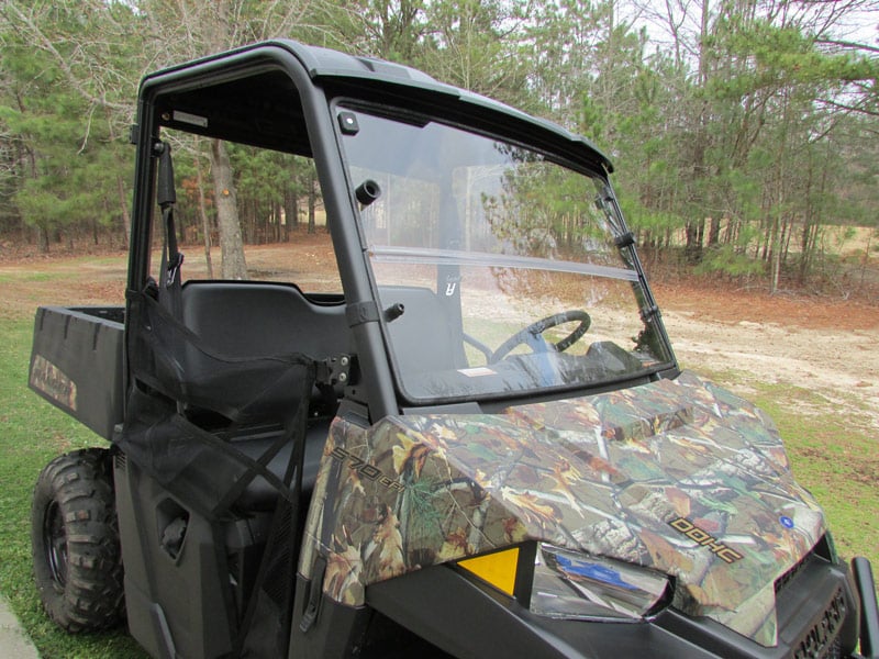 Seizmik Polaris Ranger Pro-Fit Mid-Size Versa-Fold (Uncoated Poly) Windshield