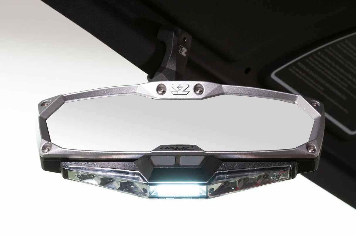 Seizmik Polaris RZR Pro XP Halo-RA LED Rearview Mirror With Cast Aluminum Bezel