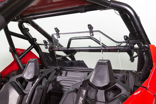 Seizmik Polaris RZR Pro XP Hard Rear Windshield - Hard Coated Poly