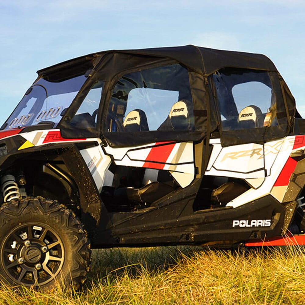 Seizmik Polaris RZR XP 4 1000/XP 4 Turbo Upper Soft Doors, Rear Window & Roof