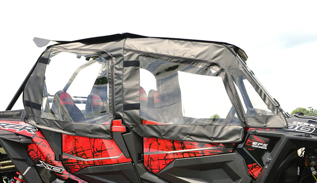 Seizmik Polaris RZR XP 4 1000/XP 4 Turbo Upper Soft Doors, Rear Window & Roof