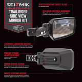 Seizmik Trail Rider Side View Mirror - Clamp Pro-Fit/Profiled