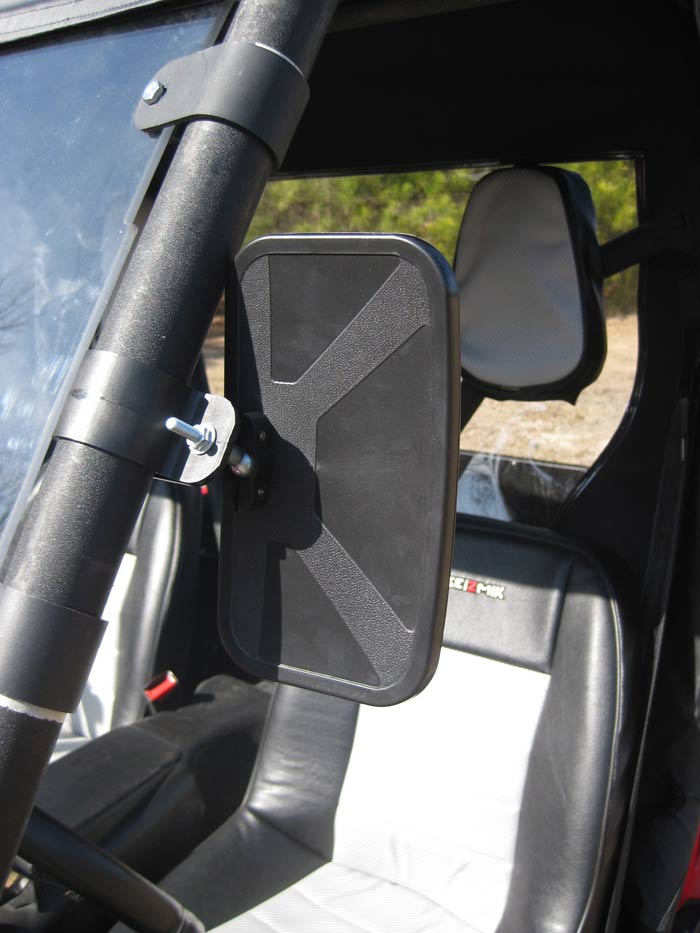 Seizmik UTV Universal Side/Rearview Mirror - 2″ Round Tube and 1.875″ Round Tube W/ Shim