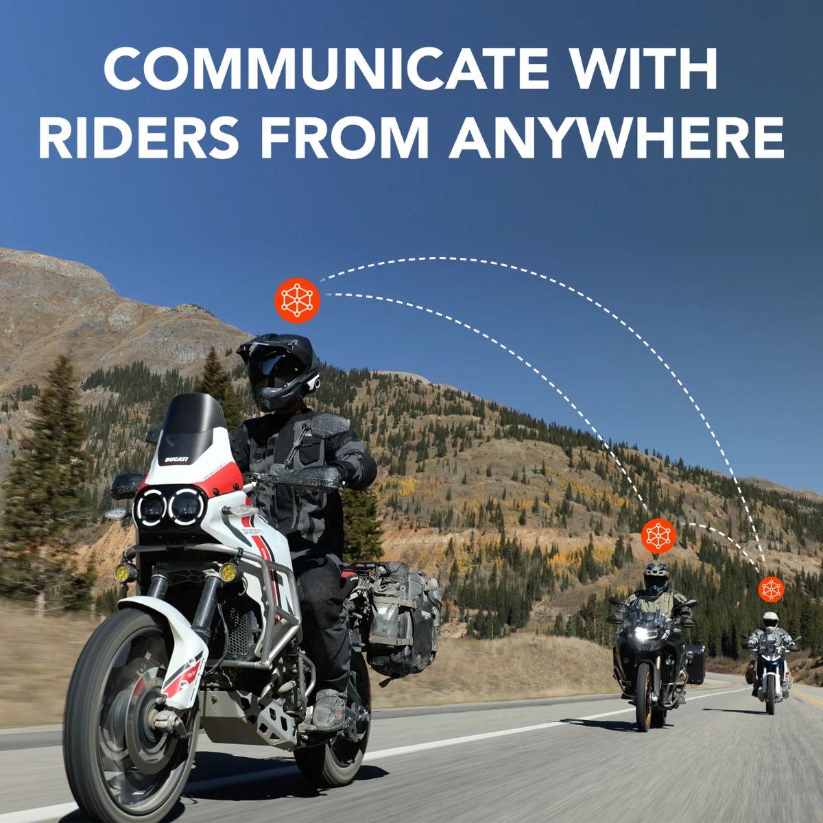SENA 60S Motorcycle Communication Headset w/ 2nd Gen Sound Harman Kardon/Wave/Mesh & Bluetooth Intercom