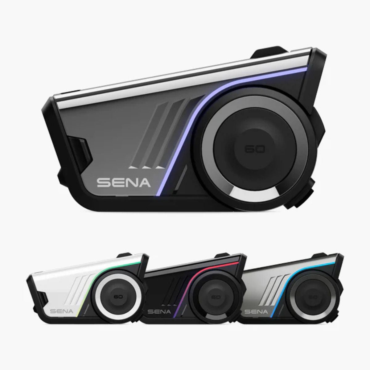 SENA 60S Motorcycle Communication Headset w/ 2nd Gen Sound Harman Kardon/Wave/Mesh & Bluetooth Intercom