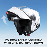 SENA Motorcycle Outrush 2 Modular Smart Helmet w/ Mesh Intercom Communication