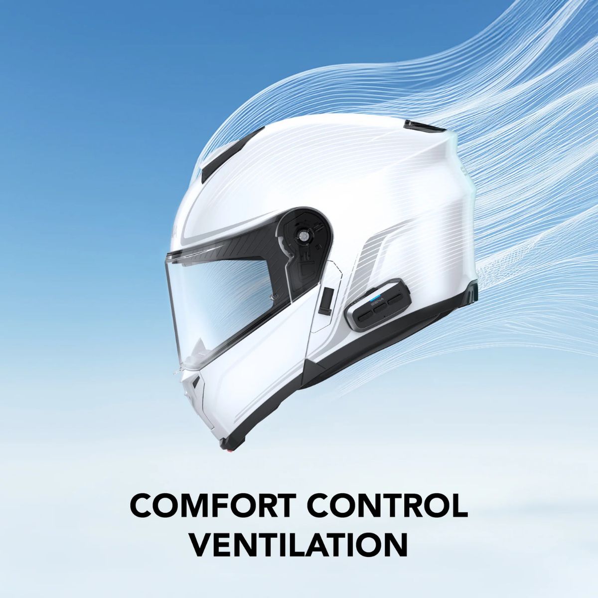 SENA Motorcycle Outrush 2 Modular Smart Helmet w/ Mesh Intercom Communication