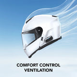 SENA Motorcycle Outrush 2 Modular Smart Helmet w/ Mesh Intercom Communication