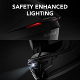 SENA Motorcycle Phantom Full Face Smart Communication Helmet w/ Mesh Intercom