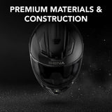 SENA Motorcycle Phantom Full Face Smart Communication Helmet w/ Mesh Intercom