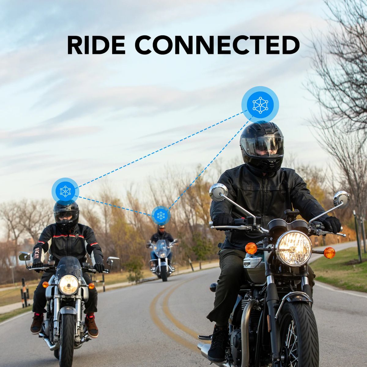 SENA Motorcycle Phantom XB Full-face Helmet w/ Integrated Communiation System