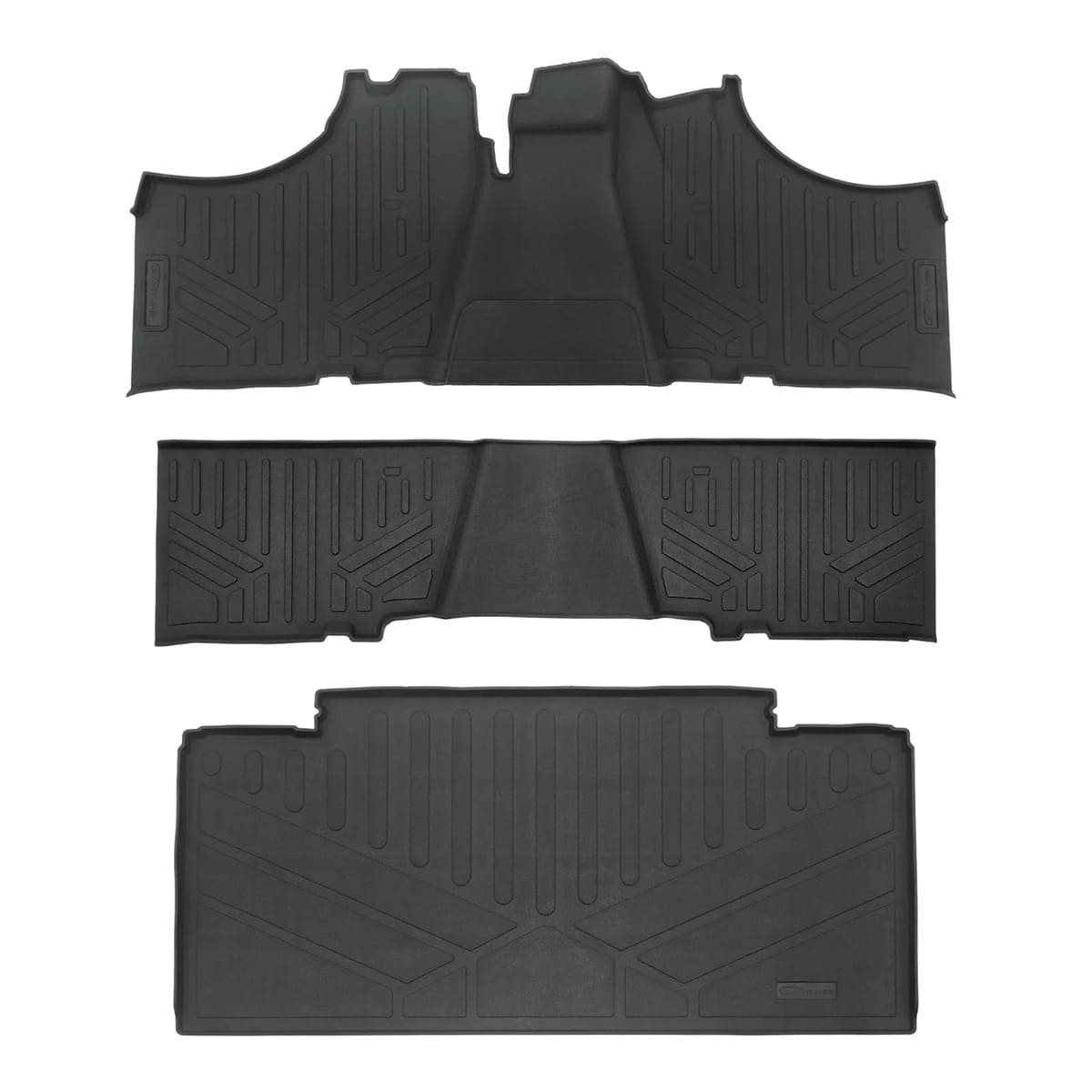 SmartLiner '17-'24 Kawasaki Mule 6 Seater Custom Fit Rugged Rubber Floor Liners